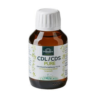 CDL/CDS PURE - Chlordioxid Fertiglösung 0,3% - mit Elektrolyseverfahren hergestellt - 100 ml - von Unimedica  - Sonderangebot kurze Haltbarkeit/