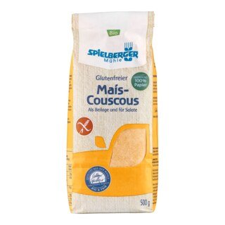 Mais-Couscous glutenfrei Bio - Spielberger Mühle - 500 g - Sonderangebot kurze Haltbarkeit/