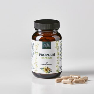 2er-Sparset: Propolis Kapseln - 1000 mg Polyphenole pro Tagesdosis (2 Kapseln) - 60 Kapseln - von Unimedica