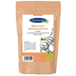 Ayursana - Bittere Bio Aprikosenkerne - Saatgut - 500 g/