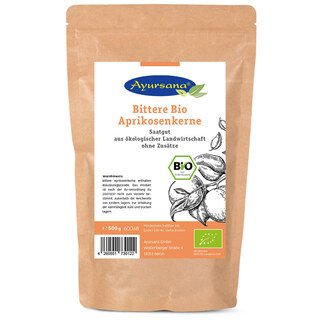 Ayursana - Bittere Bio Aprikosenkerne - Saatgut - 500 g