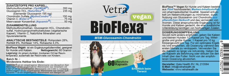 BioFlexa Vegan - 60 Kapseln - Vetra