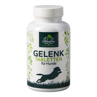 Gelenktabletten für Hunde - mit Grünlippmuschel, MSM, Glucosamin und Chondroitin - Ergänzungsfuttermittel - 100 Tabletten - von Uniterra