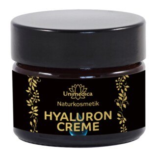 Hyaluron Creme - mit Aloe vera-Blattsaft, Hyaluronsäure und Lavendel - 50 ml - von Unimedica