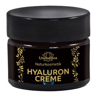 Hyaluron Creme - mit Aloe vera-Blattsaft, Hyaluronsäure und Lavendel - 50 ml - von Unimedica/