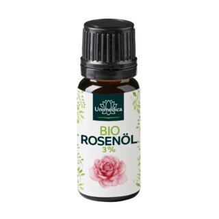 Huile de rose BIO 3 % - Rosa damascena - 5 ml - par Unimedica/