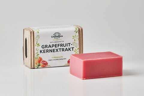 Grapefruitkern Seife - Grapefruitkernextrakt-Kokosseife - naturrein und kaltgerührt - 100 g - von Unimedica