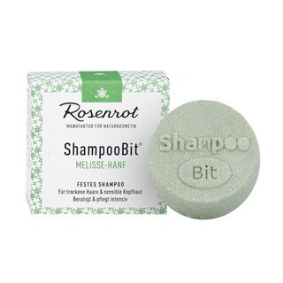 Festes Shampoo Melisse-Hanf - Rosenrot Naturkosmetik - 60 g/
