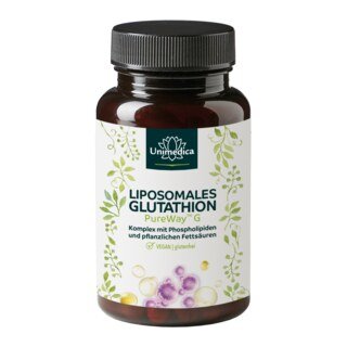 Glutathion liposomal - PureWay-G™ - 400 mg de L-Glutathion par dose journalière (1 gélule) - 30 gélules - par Unimedica/
