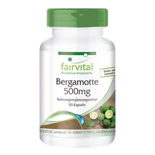 Bergamot 500mg - fairvital - 900 capsules/
