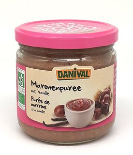 Maronenpüree mit Vanille - Bio - Danival - 380 g/