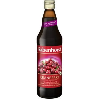 Cranberry Muttersaft - Bio - Rabenhorst - 750 ml/