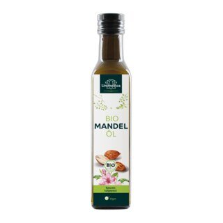 Organic almond oil - natural and cold-pressed - 250 ml - from Unimedica/