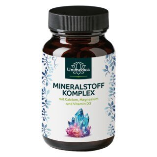 Mineralstoff Komplex - mit Calcium, Magnesium und Vitamin D3 - 400 Tabletten - von Unimedica