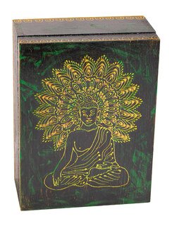 Buddha Holzbox groß - Berk/