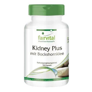 Kidney Plus mit Bockshornklee  - Fairvital - 180 Kapseln/