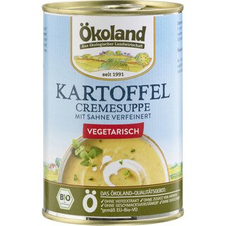 Kartoffel Cremesuppe vegetarisch bio - Ökoland - 400 g - Sonderangebot kurze Haltbarkeit