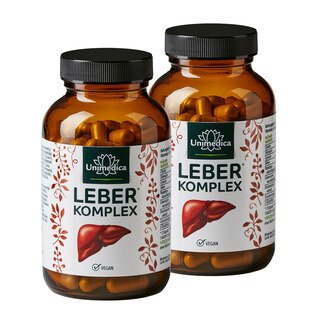 2er-Sparset: Leber* Komplex - 2 x 120 Kapseln - von Unimedica