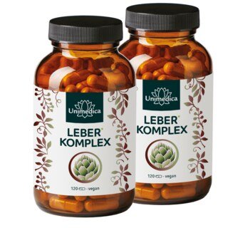 2er-Sparset: Leber Komplex - 2 x 120 Kapseln - von Unimedica/