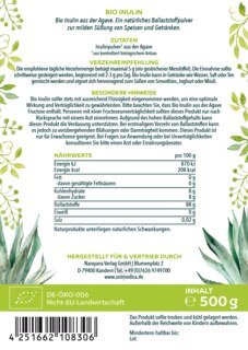 Bio Inulin - aus der Agave - 500 g - von Unimedica