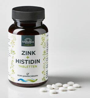 Zinc + histidine - 400 gélules - par Unimedica - Offre spéciale courte durée de conservation