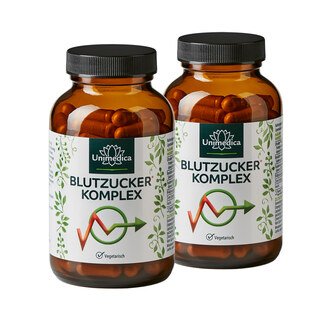 2er-Sparset: Blutzucker Komplex - 2 x 120 Kapseln - von Unimedica/