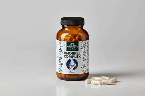 Complexe Cartilage - avec MSM + acide hyaluronique + vitamines + oliban - 2 x 120 gélules - par Unimedica