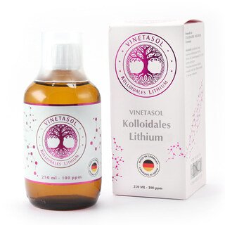 Kolloidales Lithium - VINETASOL - 100 ppm - 250 ml/