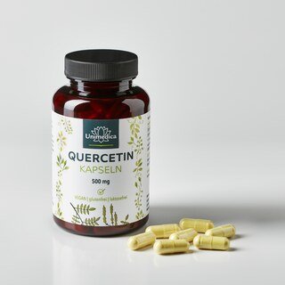 Quercétine - 500 mg par dose journalière (1 gélule) - 120 gélules - par Unimedica - Offre spéciale courte durée de conservation