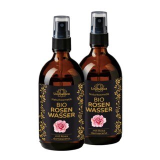 Set: Organic Rosewater - Spray - 2 x 250 ml  from Unimedica/