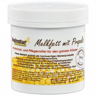 Melkfett mit Propolis - Apinatur- 250 ml/