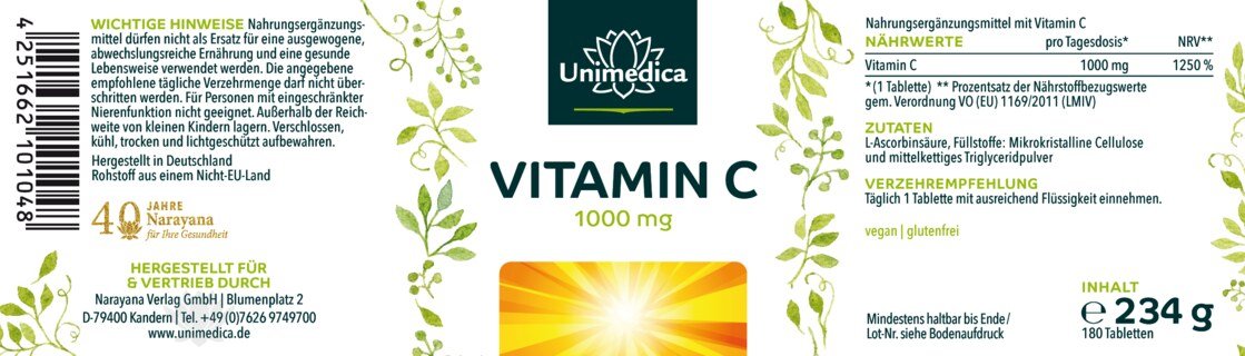 Set: Vitamin D3 Tropfen & Vitamin K2 Tropfen & Zink Bisglycinat & Vitamin C - 1000 mg