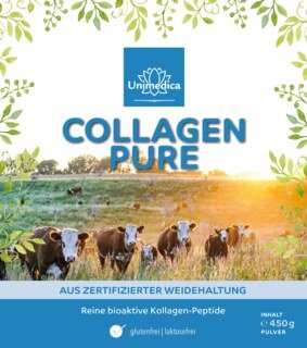 2er-Sparset: Collagen Pure - Kollagenprotein - aus zertifizierter Weidehaltung - 2 x 450 g Pulver - von Unimedica