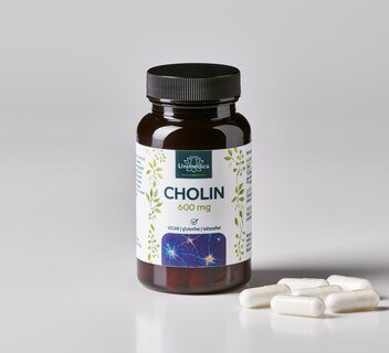 Lot de 2: Choline - 600 mg - 2 x 60 gélules - par Unimedica