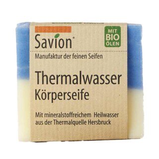 Thermalwasser Körperseife - geeignet bei trockener Haut - Savion - 80 g/