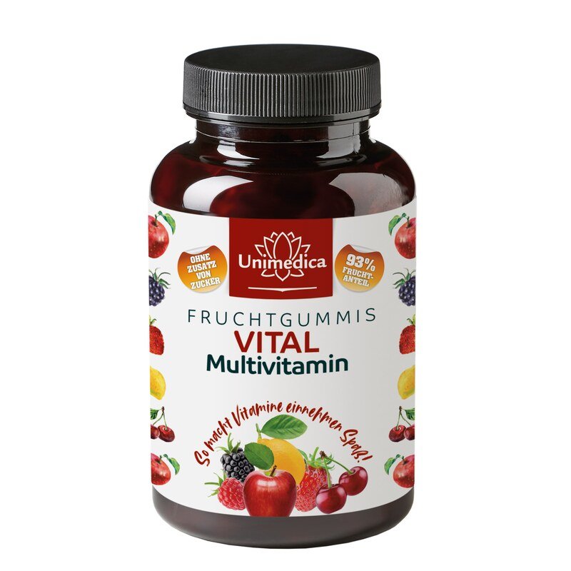 Vital - Multivitamin - Fruchtgummis - 60 Gummis - von Unimedica ...