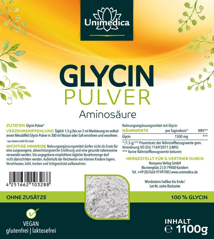 Glycine en poudre – Vitamine C