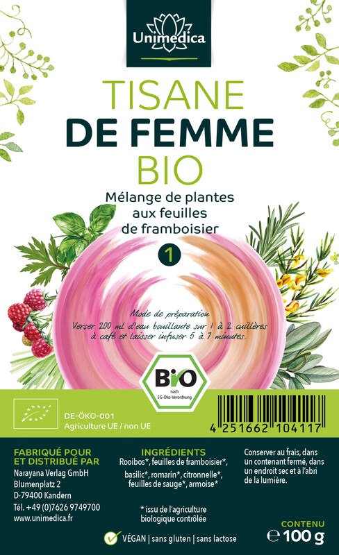 Feuilles de Framboisier Bio - 100 g