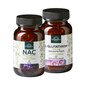 : Lot de 2: 1 x L-Glutathion réduit et 1 x NAC - 300 mg, haute dose, issu de la fermentation naturelle, 60 capsules & NAC - 250 mg - N-Acétyl-Cystéine issu de la fermentation naturelle - 90 capsules