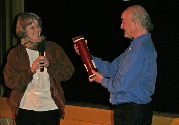 Katrin Sigwart und Jan Scholten bei seinem Seminar 2008 in Kandern