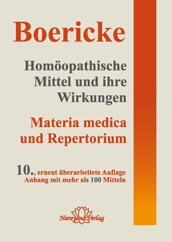 Homöopathische Mittel und ihre Wirkungen - William Boericke 